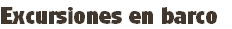 Excursiones en barco 