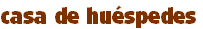 casa de huéspedes